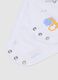 Multicolour infant cotton bodysuit tripack_3