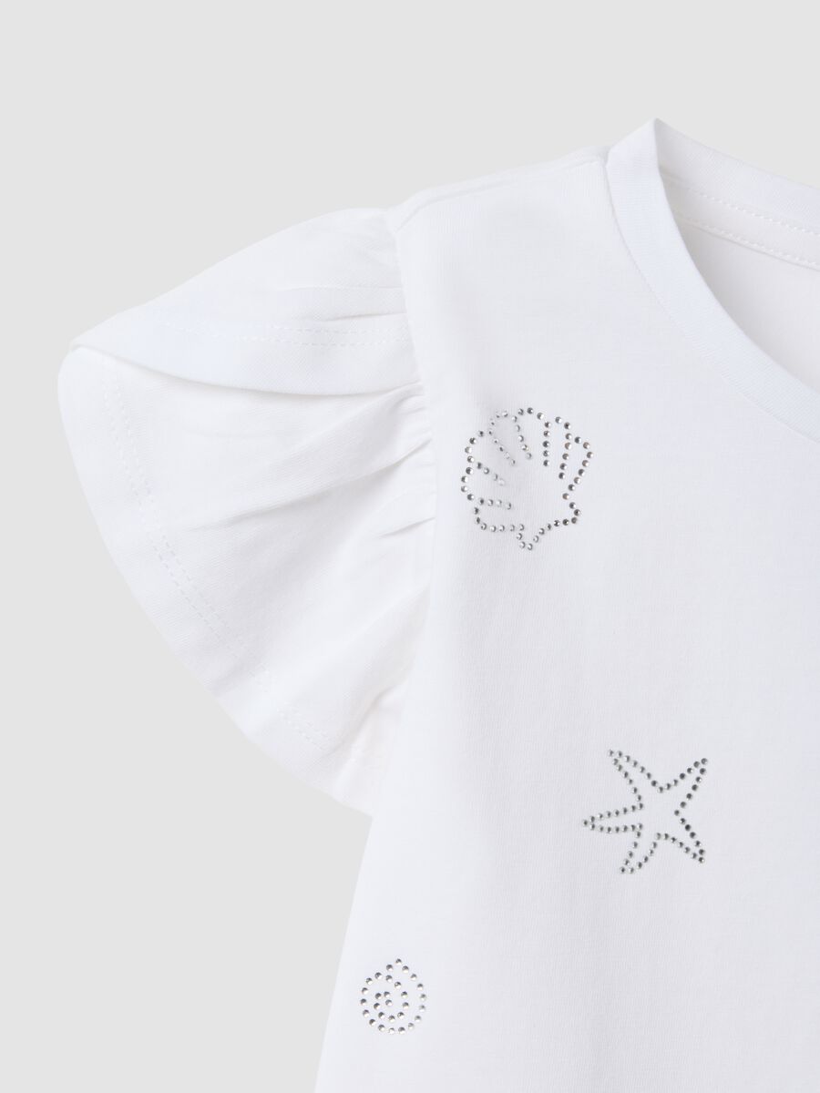 White short-sleeved pure cotton T-shirt_2