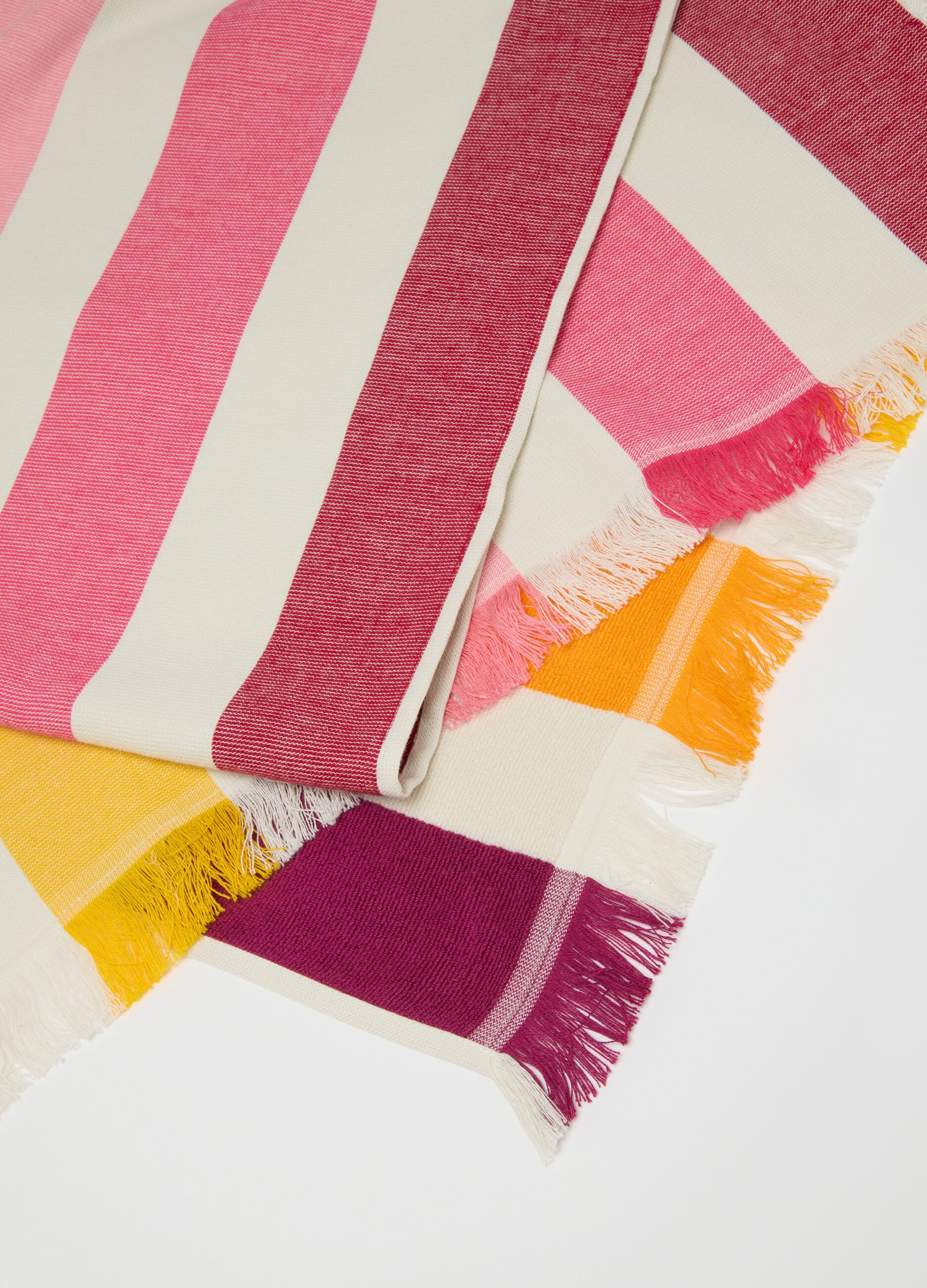 Foulard da donna in puro cotone multicolor