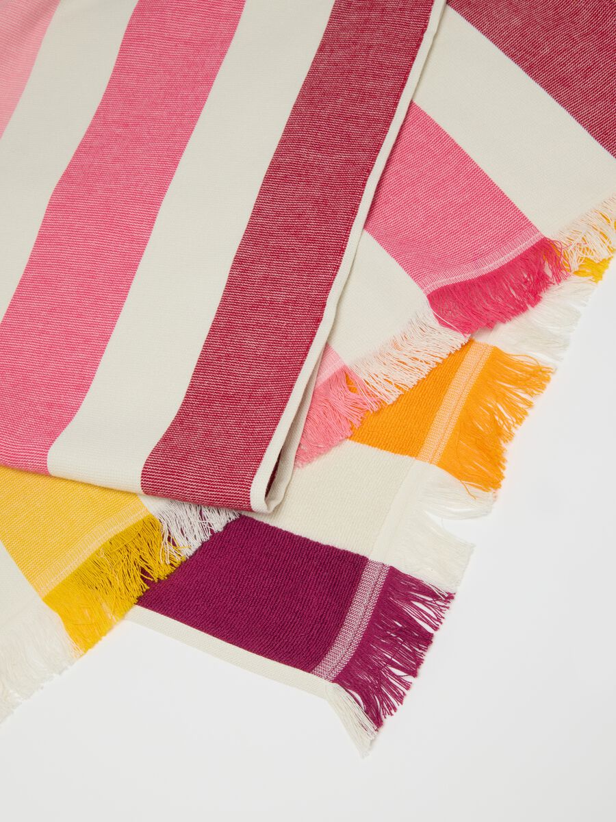 Women's multicolour pure cotton scarf_2