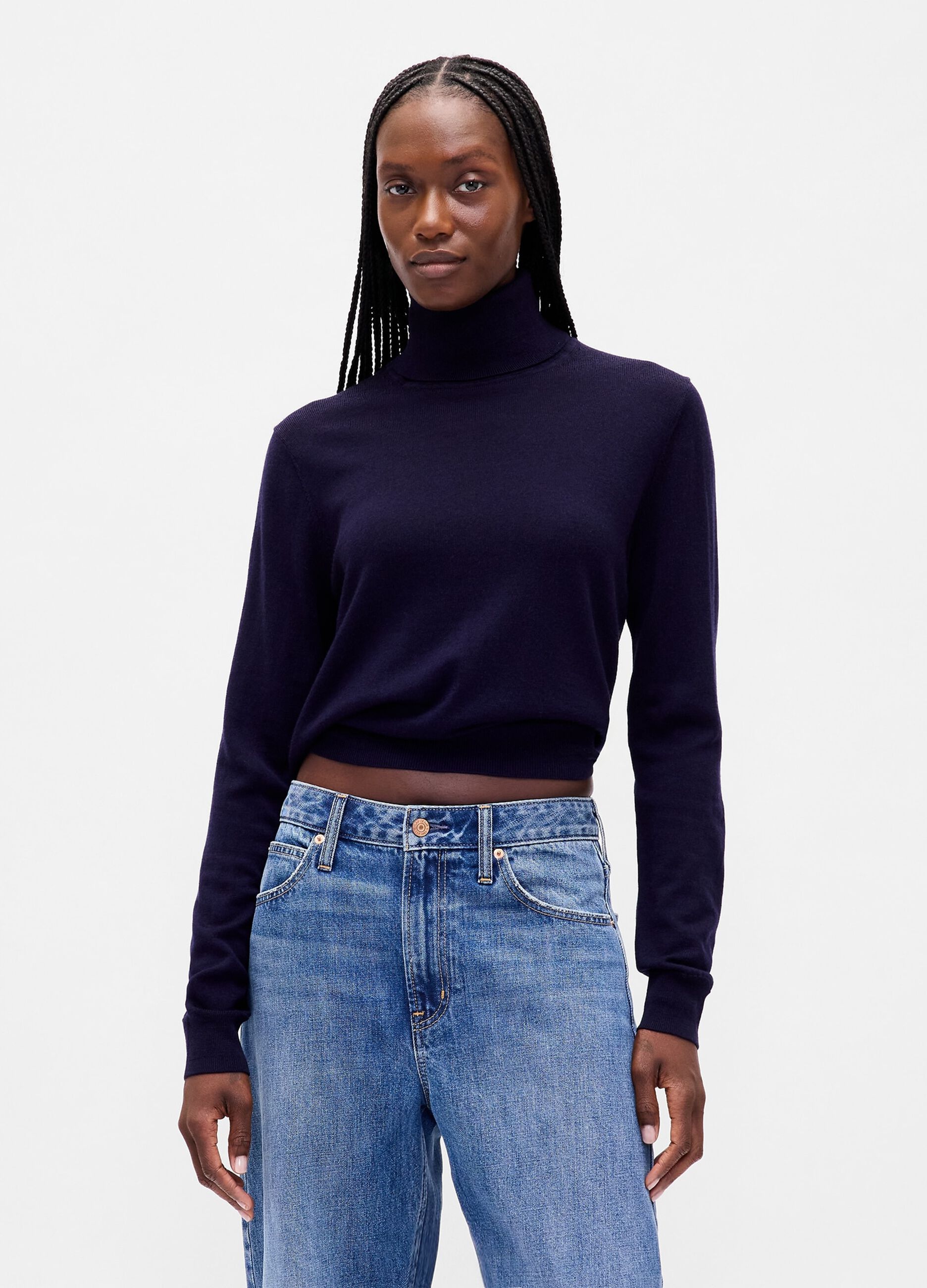 Blue Wool Pullover