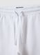 White pure cotton regular fit kids shorts_2