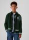 Varsity bomber jacket with bouclé applications_3