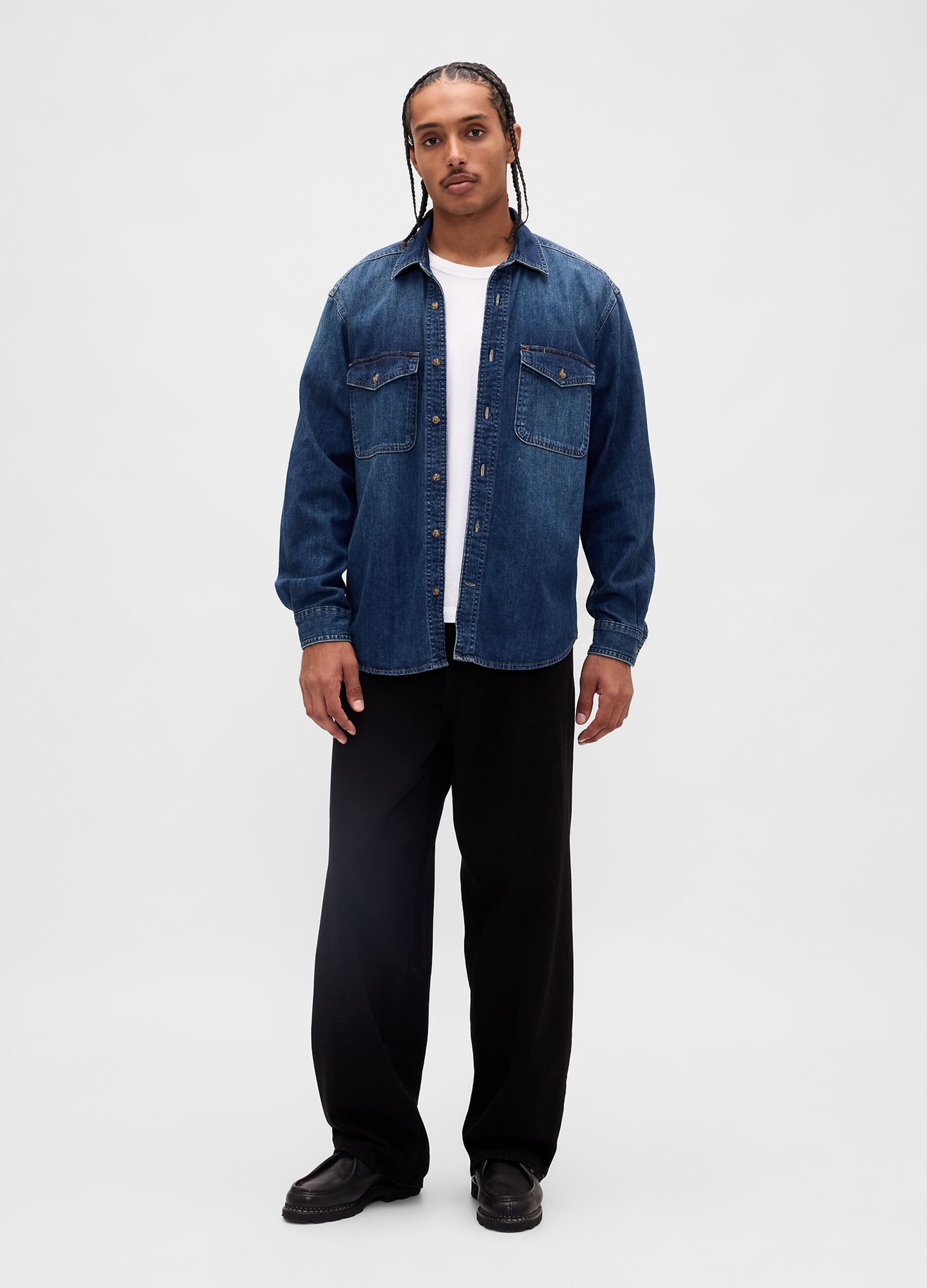 Long Sleeve Denim Shirt