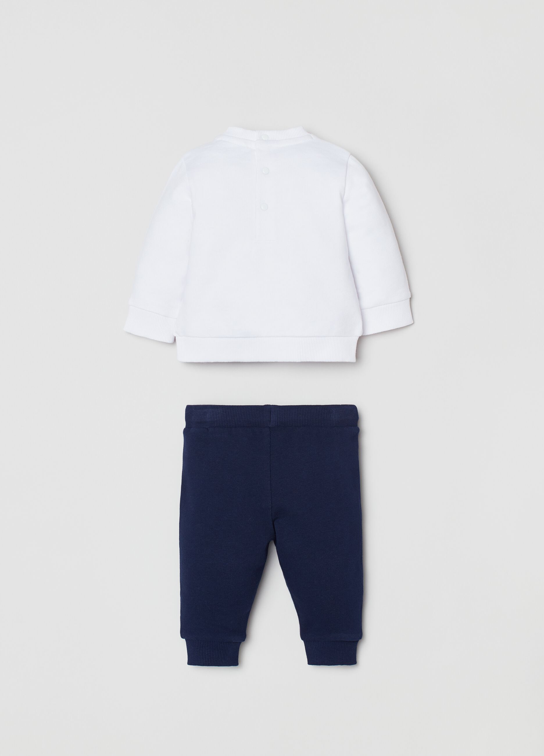 Set top con stampa e joggers_1