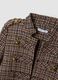 Multicolour cotton-blend jacket with gold buttons, regular fit_1