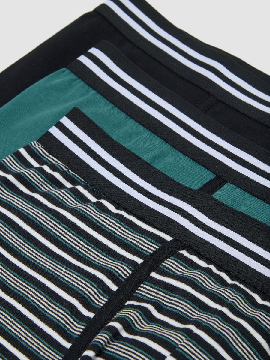 Three-pack of multicolour boxers in stretch organic cotton jersey_2