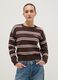 Multicolour striped cotton blend jumper, regular fit_2