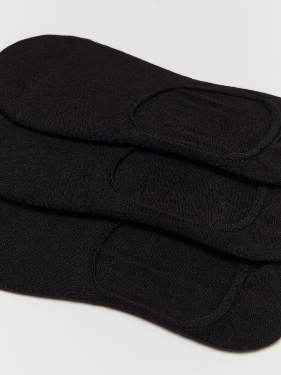 Two-pair pack solid colour shoe liners_1