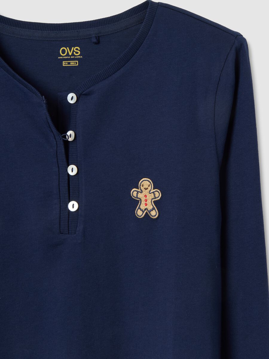 Multicolour pyjamas in pure cotton regular fit_5