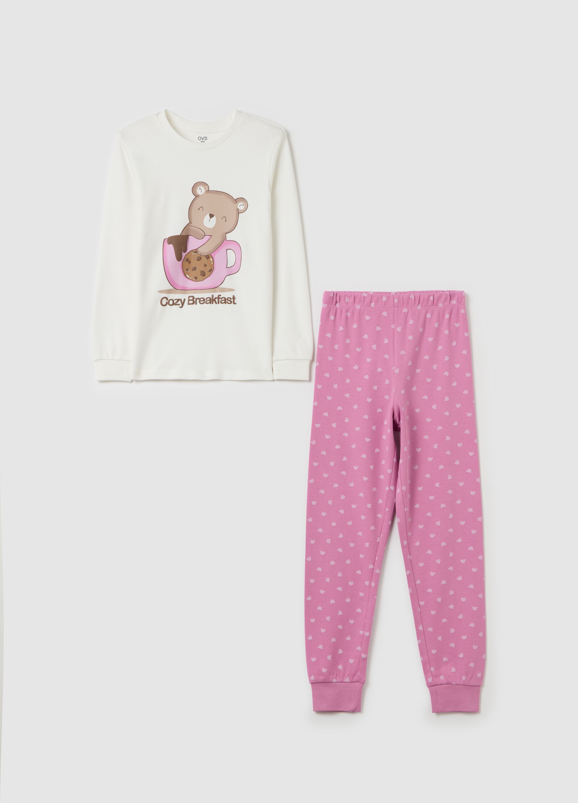 "Cozy Breakfast" pyjamas in organic cotton