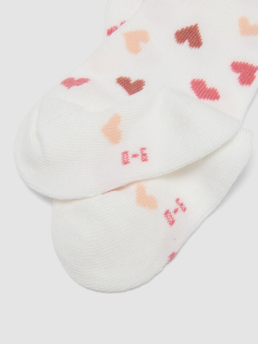 White stretch organic cotton tights_1