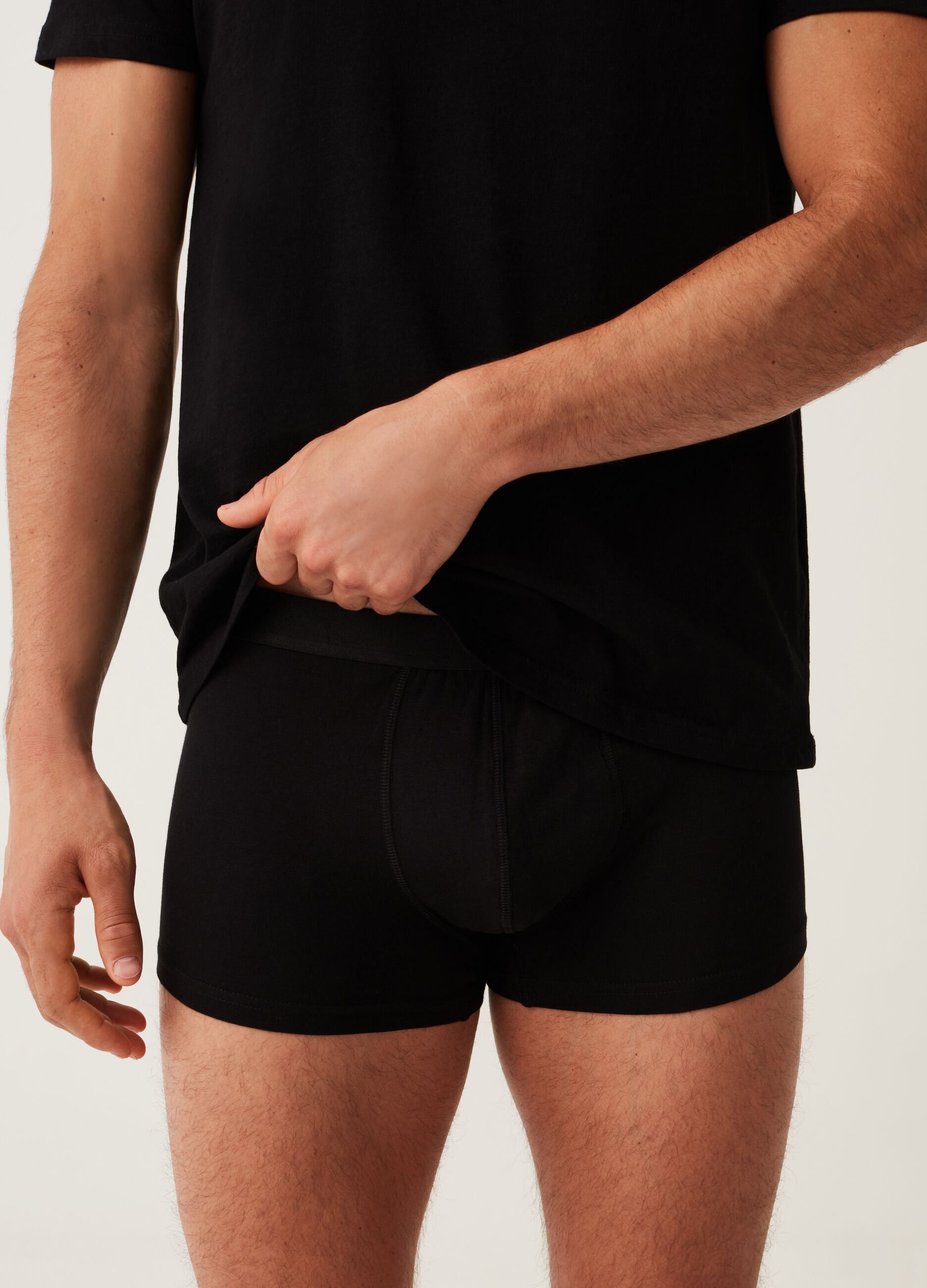 Set cinque boxer in cotone bio stretch_1