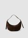 Brown genuine leather shoulder bag_0