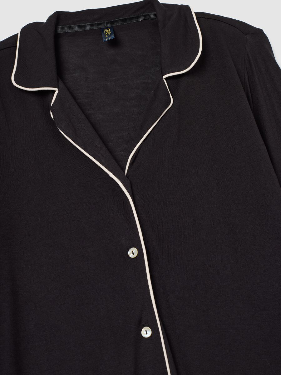 Pigiama nero regular fit_1