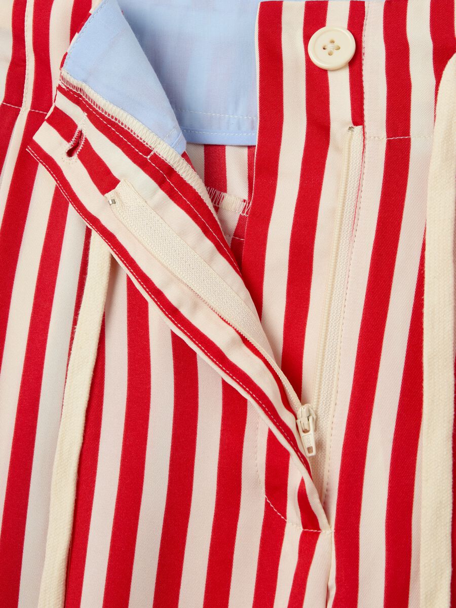 Wide-leg striped trousers with drawstring_5