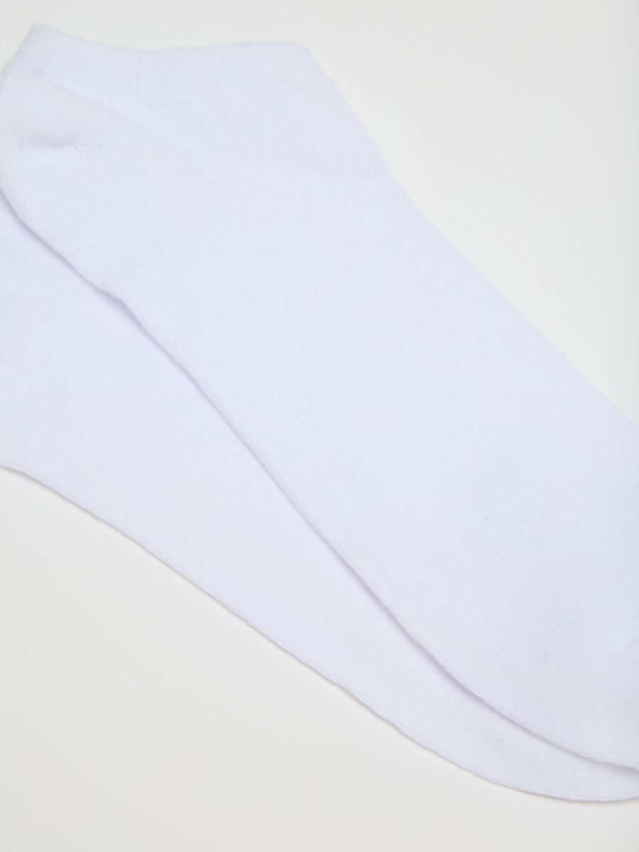 Multipack of Men's Short White Cotton Stretch Socks_1