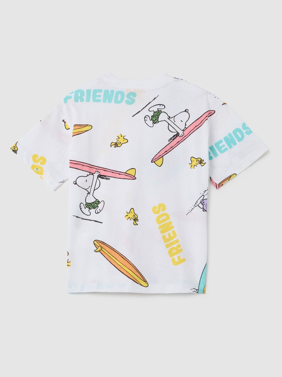 Kids' T-shirt in pure multicolor cotton regular fit with print_1
