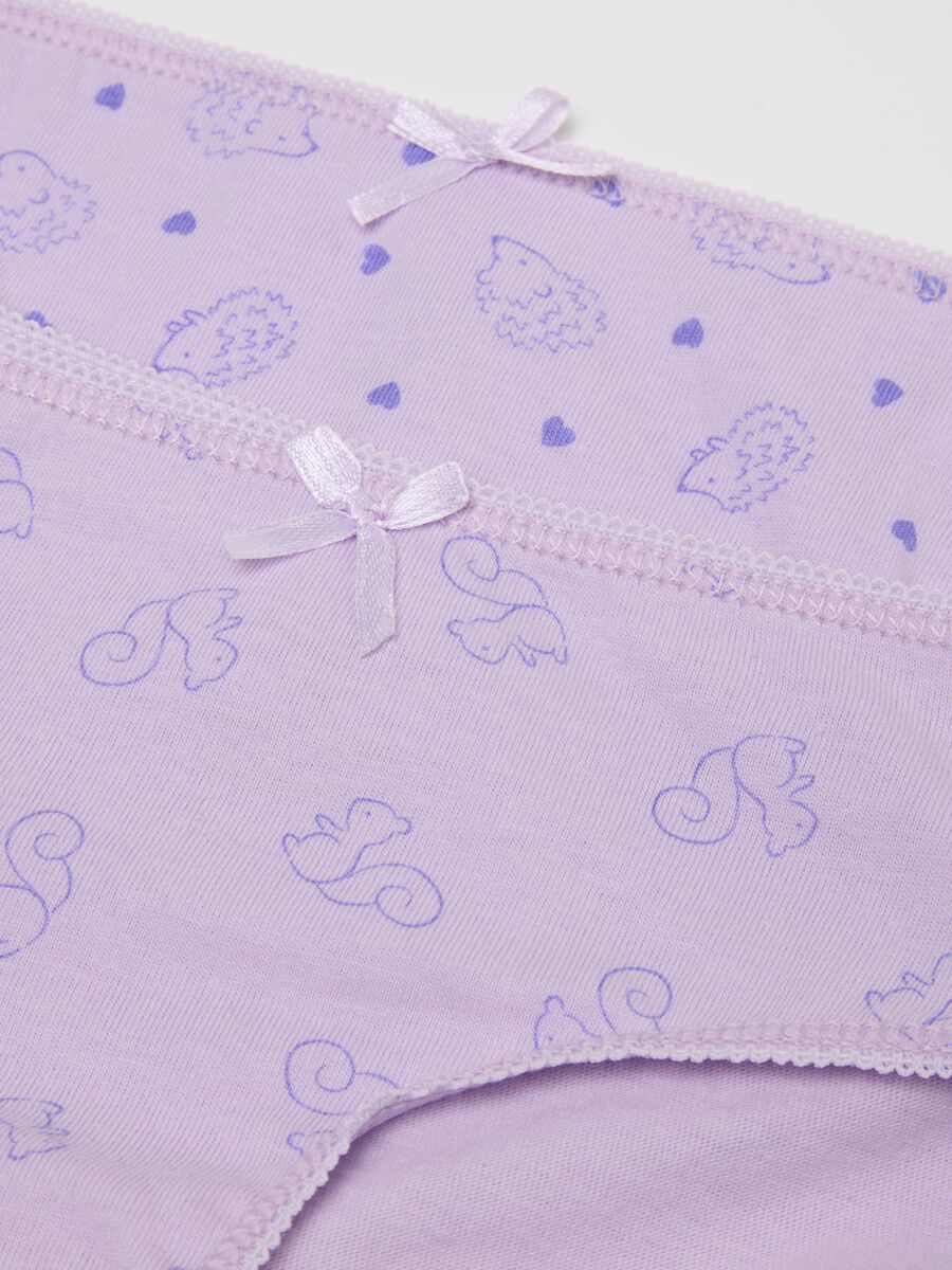 Girls' Pure Cotton Multicolour Panties Multipack_3