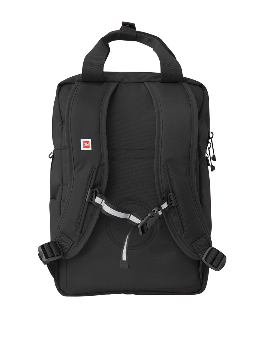 Zaino nero con tasche frontali_1