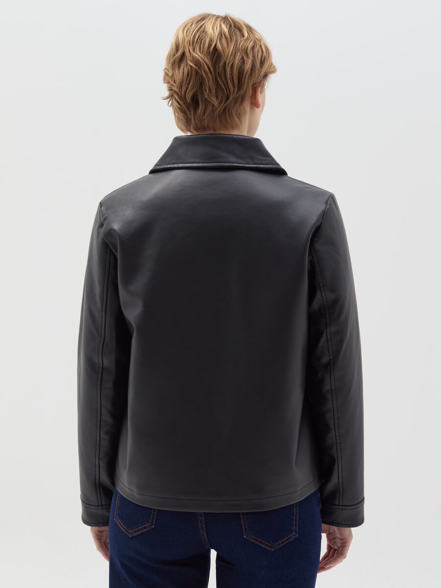 Glossy-effect shacket_3