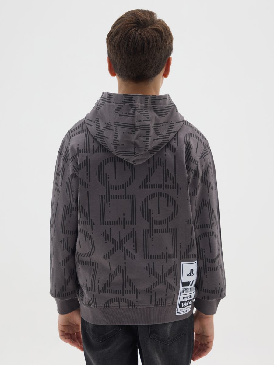 Boys' pure cotton grey hoodie regular fit_1