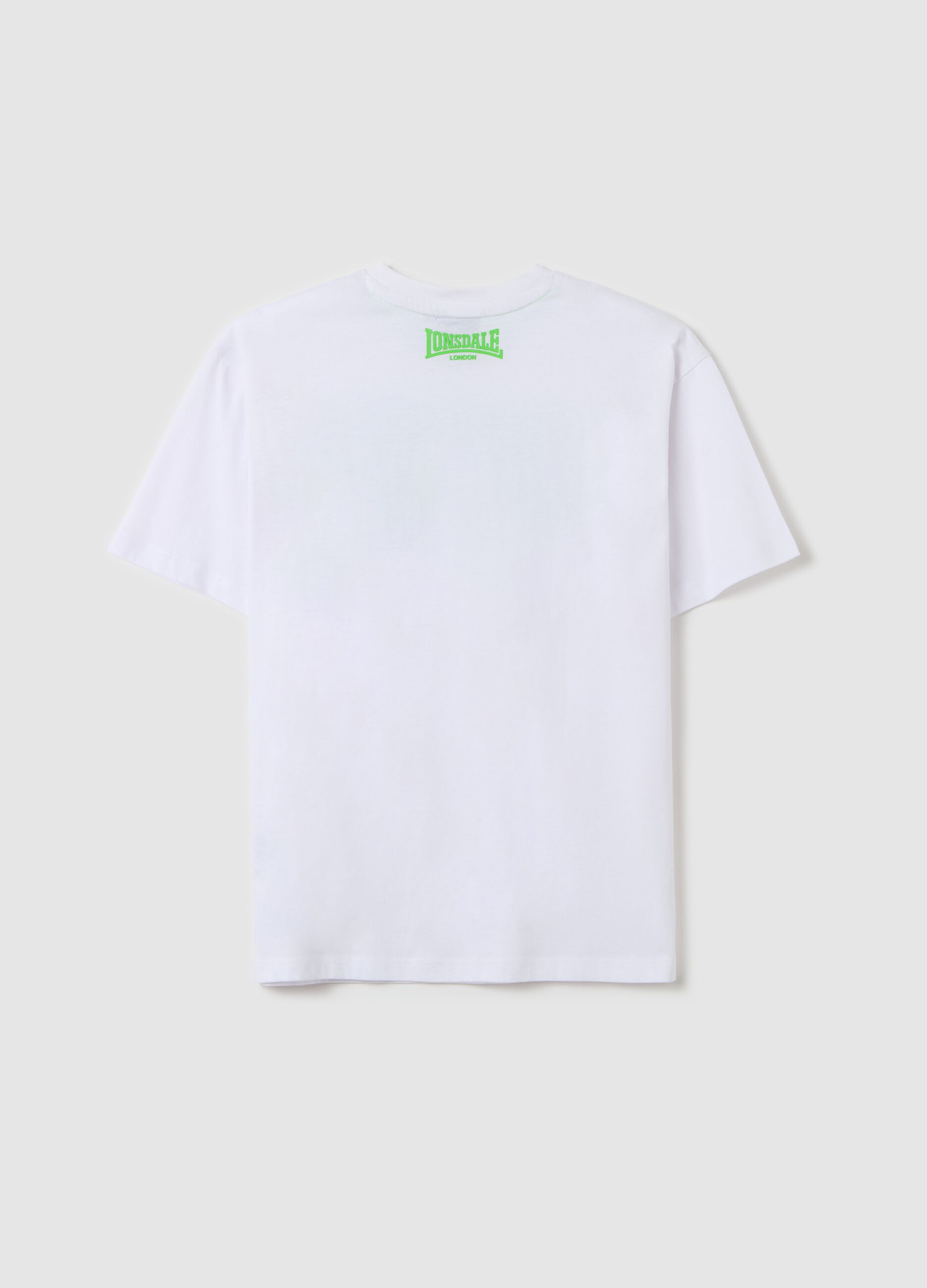 Cotton T-shirt with logo print