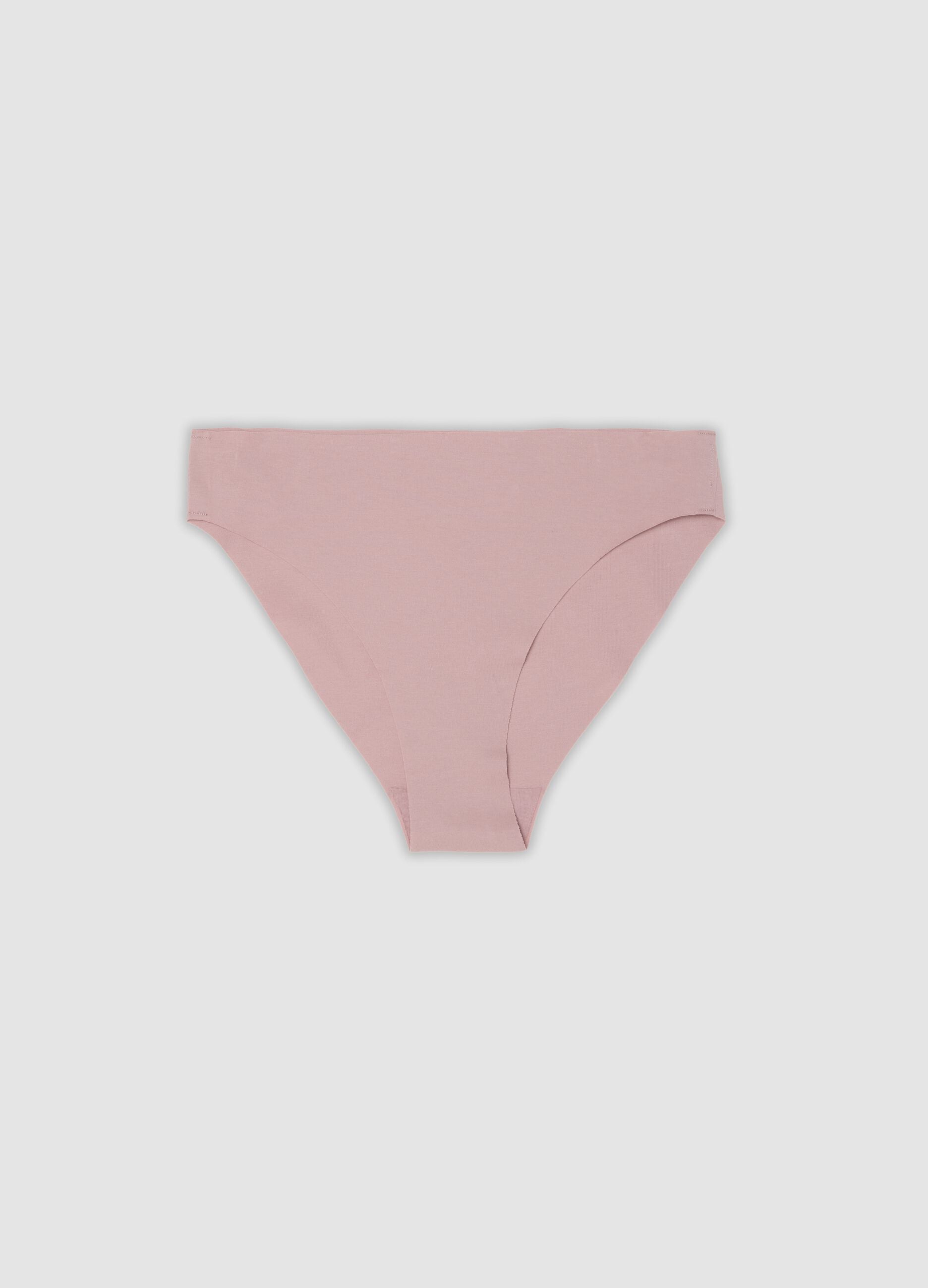 Slip rosa in cotone organico elasticizzato