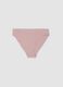 Slip rosa in cotone organico elasticizzato_0