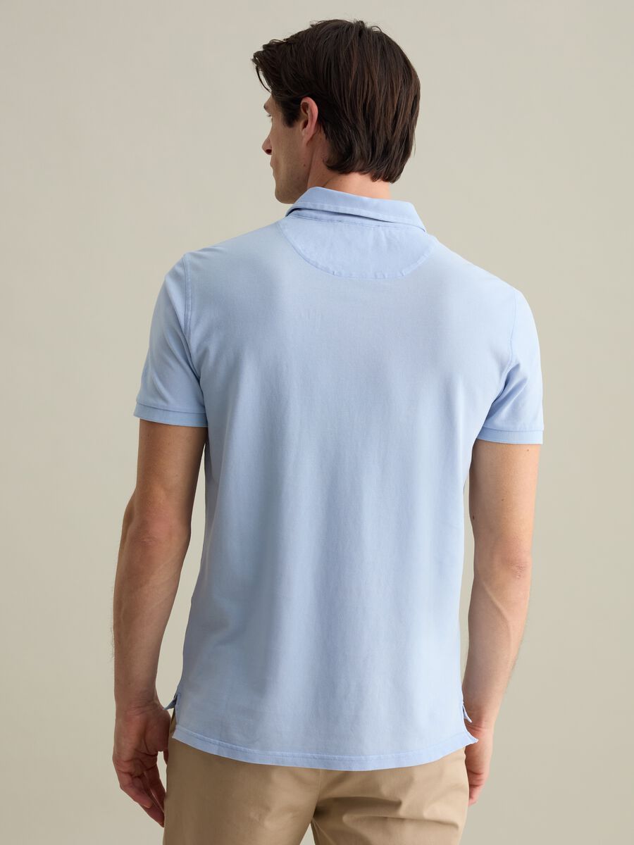 Cotton pique polo shirt_2