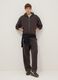 Regular Fit Brown Cotton Blend Trousers_0