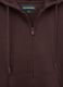 Brown cotton blend regular fit sweatshirt_5