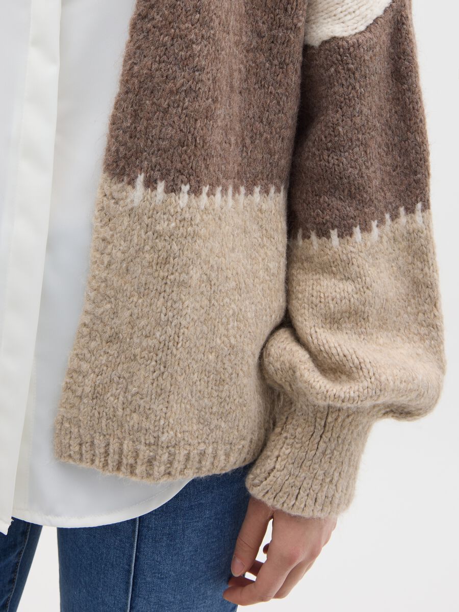 Multicolour regular fit cardigan_3