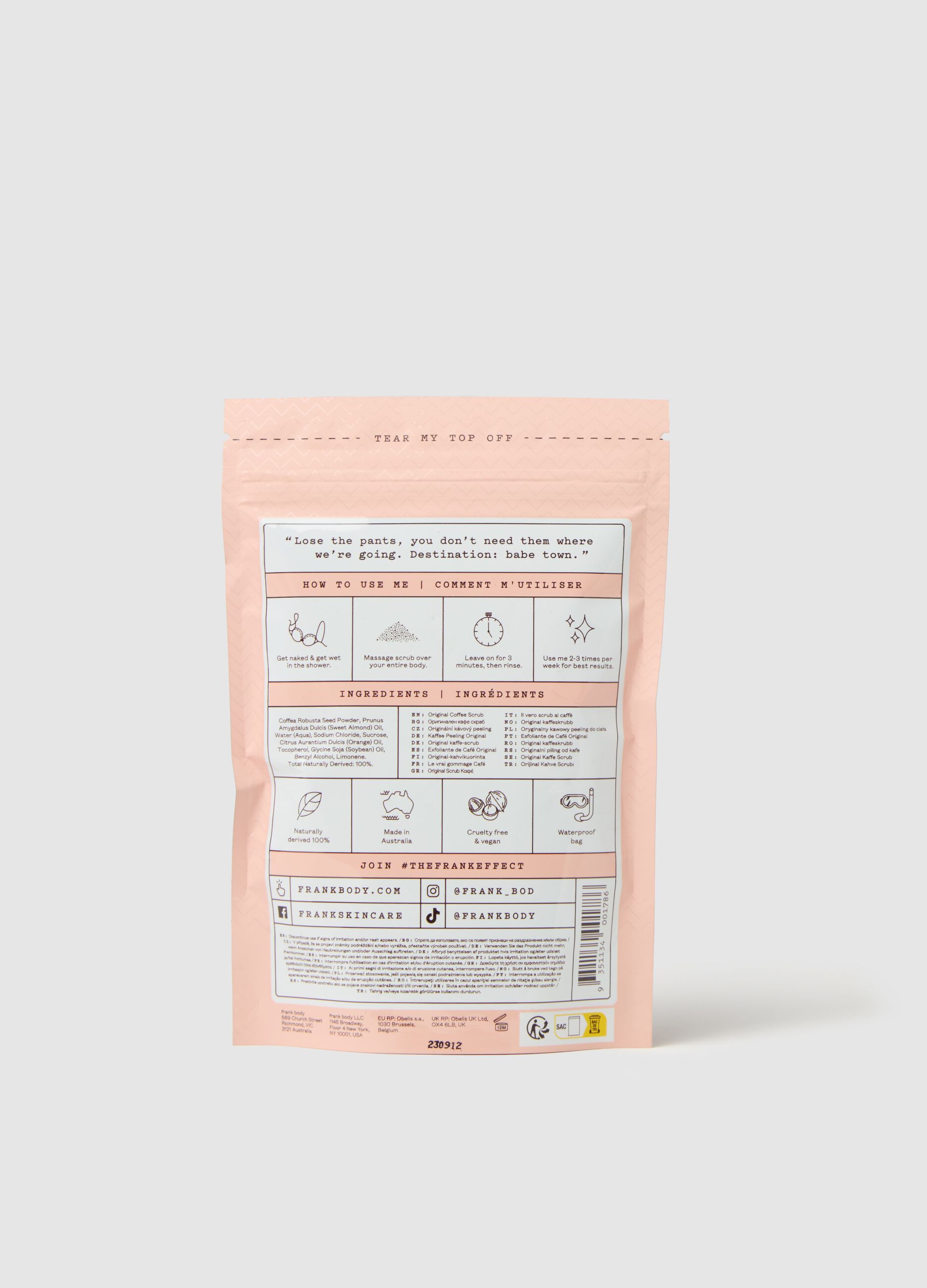 Scrub corpo original coffee