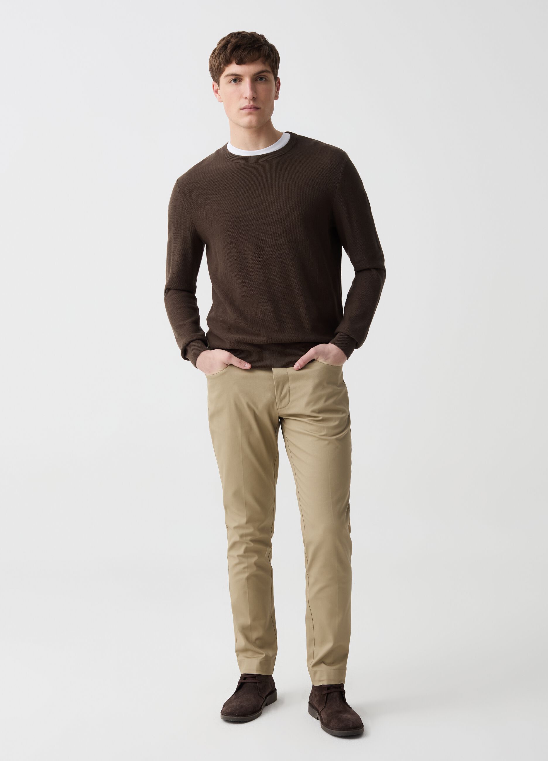 Ovs Pantalone slim fit cinque tasche B.ST 1957