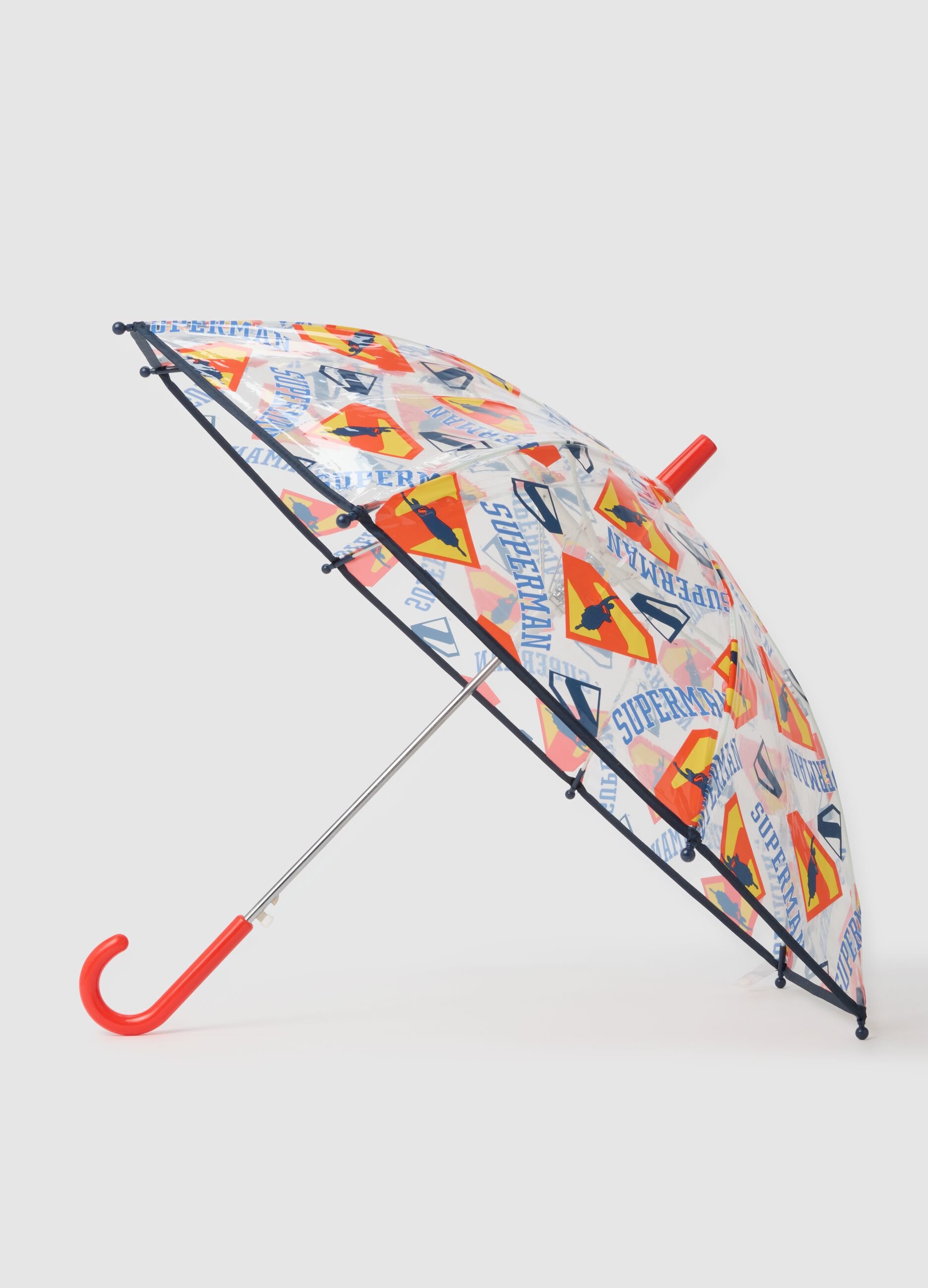 Multi-coloured children's umbrella with SuperMan design