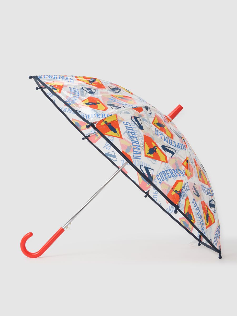 Multi-coloured children's umbrella with SuperMan design_0