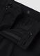 Black slim-fit stretch viscose chino trousers_1