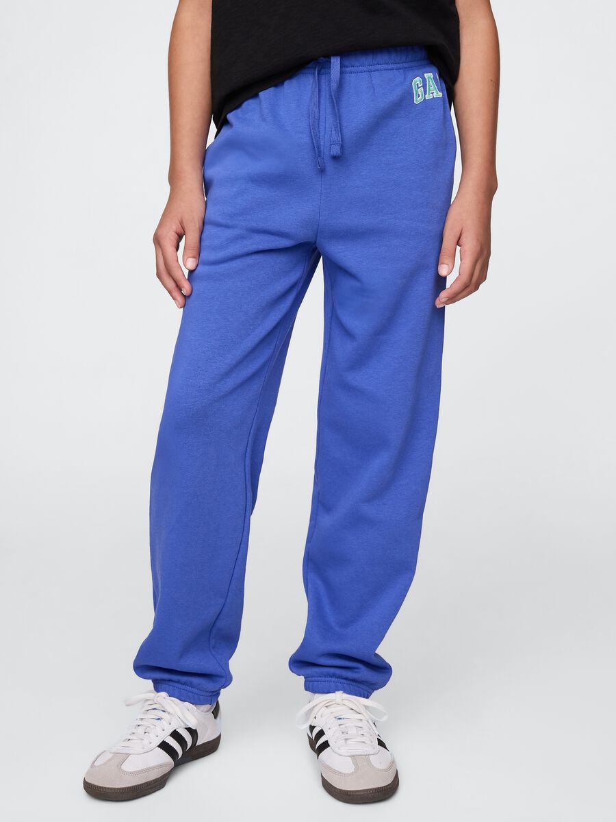 Pantaloni jogger in misto cotone_1