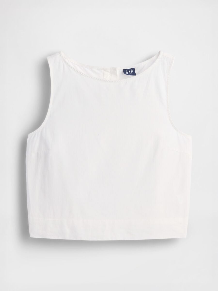 Tank top in misto lino_4