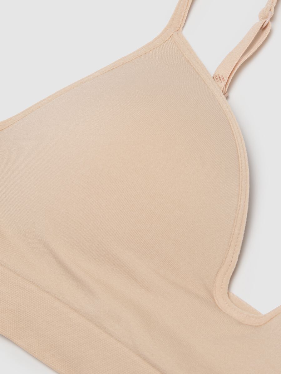 Stretch beige microfiber bralette_5