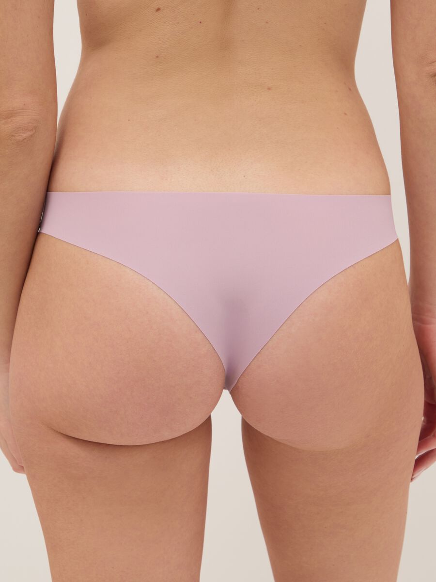 Violet Brazilian briefs in stretch cotton regular fit_2