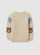 Beige kids' jumper regular fit_1