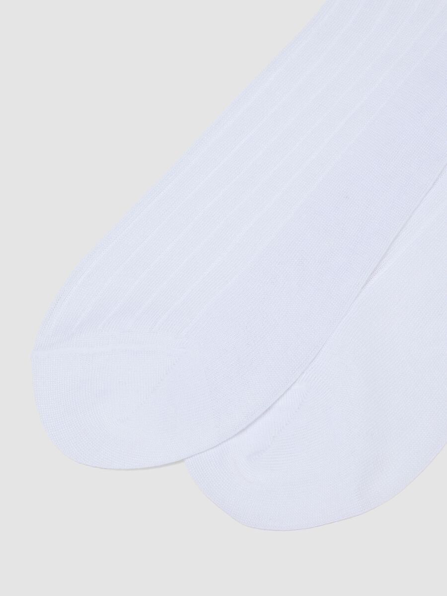 2-pack of white mid-calf pure cotton socks_1