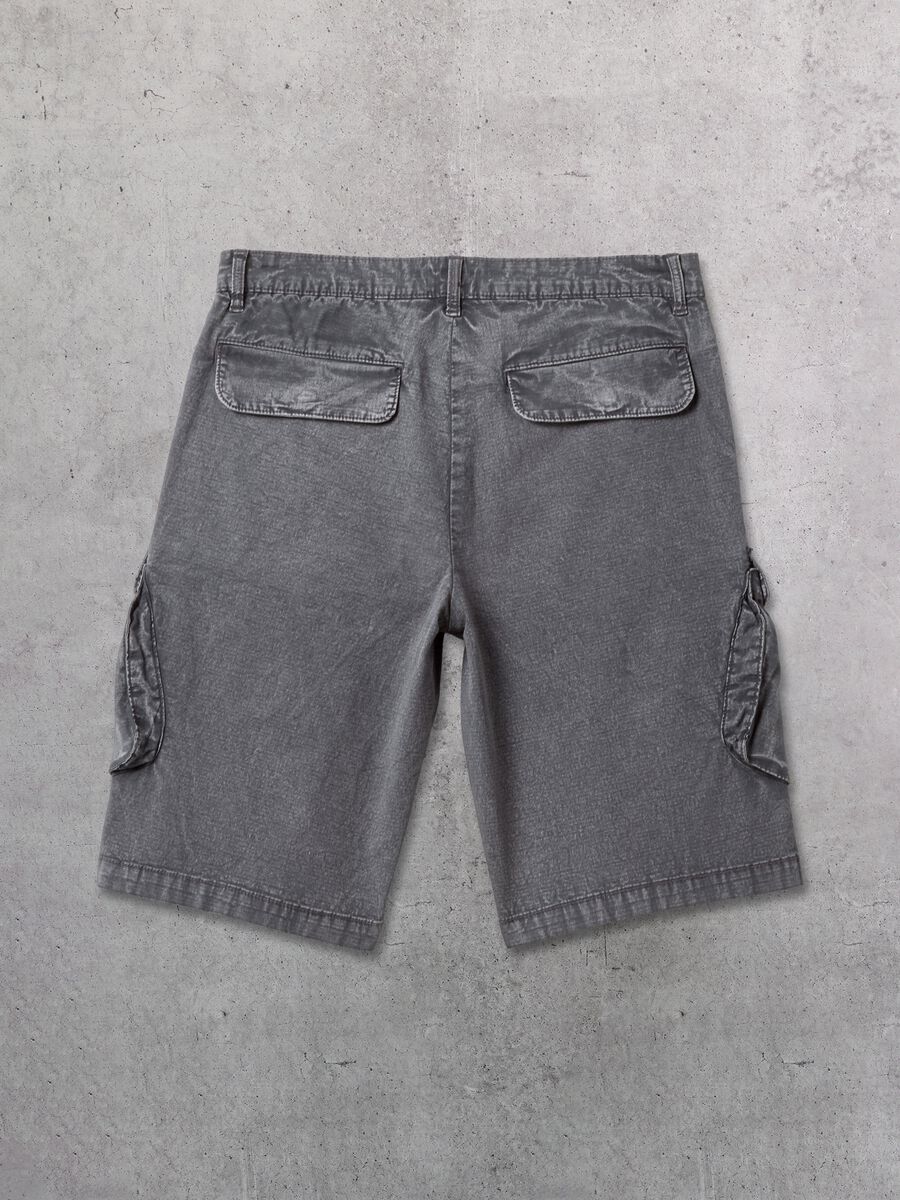 Cargo Shorts Washed Grey_5