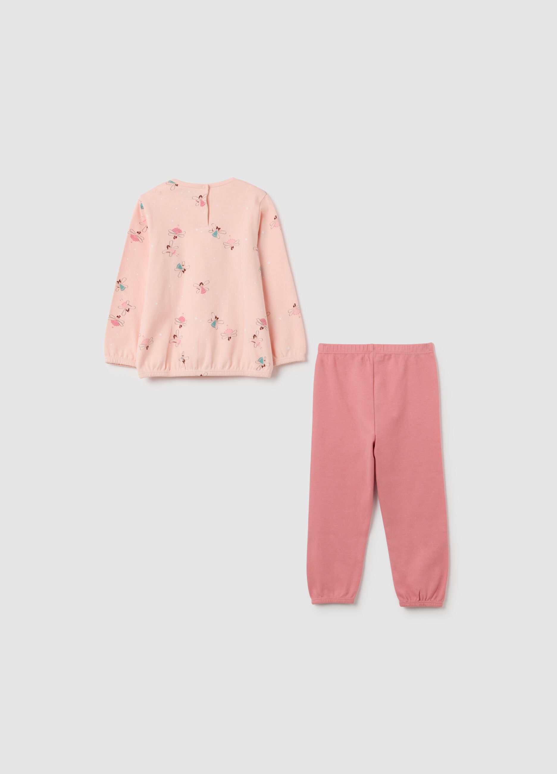 Pink Cotton Pyjamas for Baby Girl