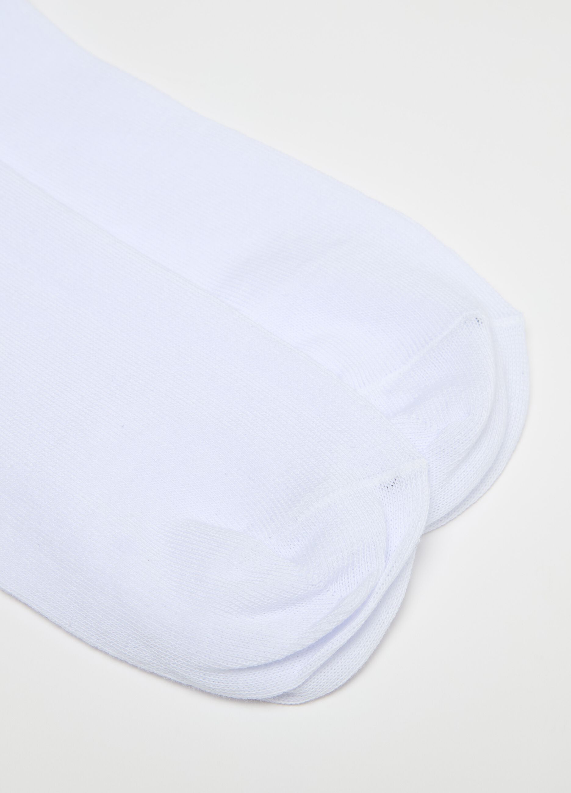 Three-pack shoe liners in organic cotton