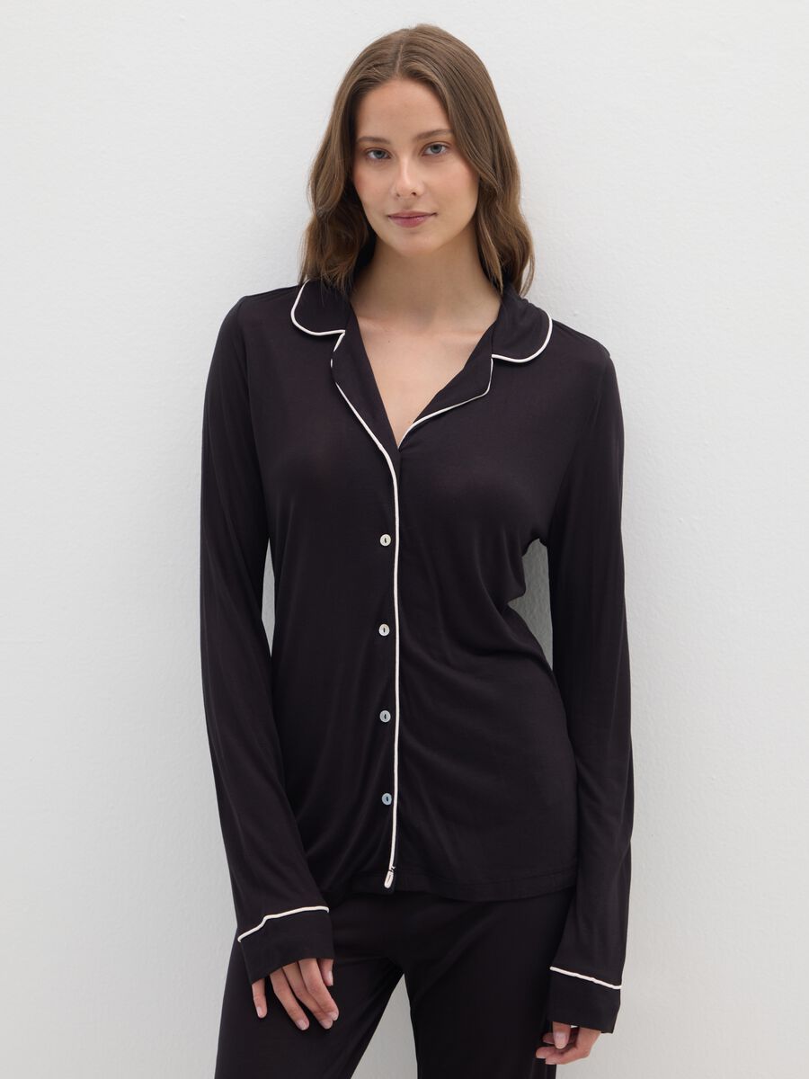 Pigiama nero regular fit_1