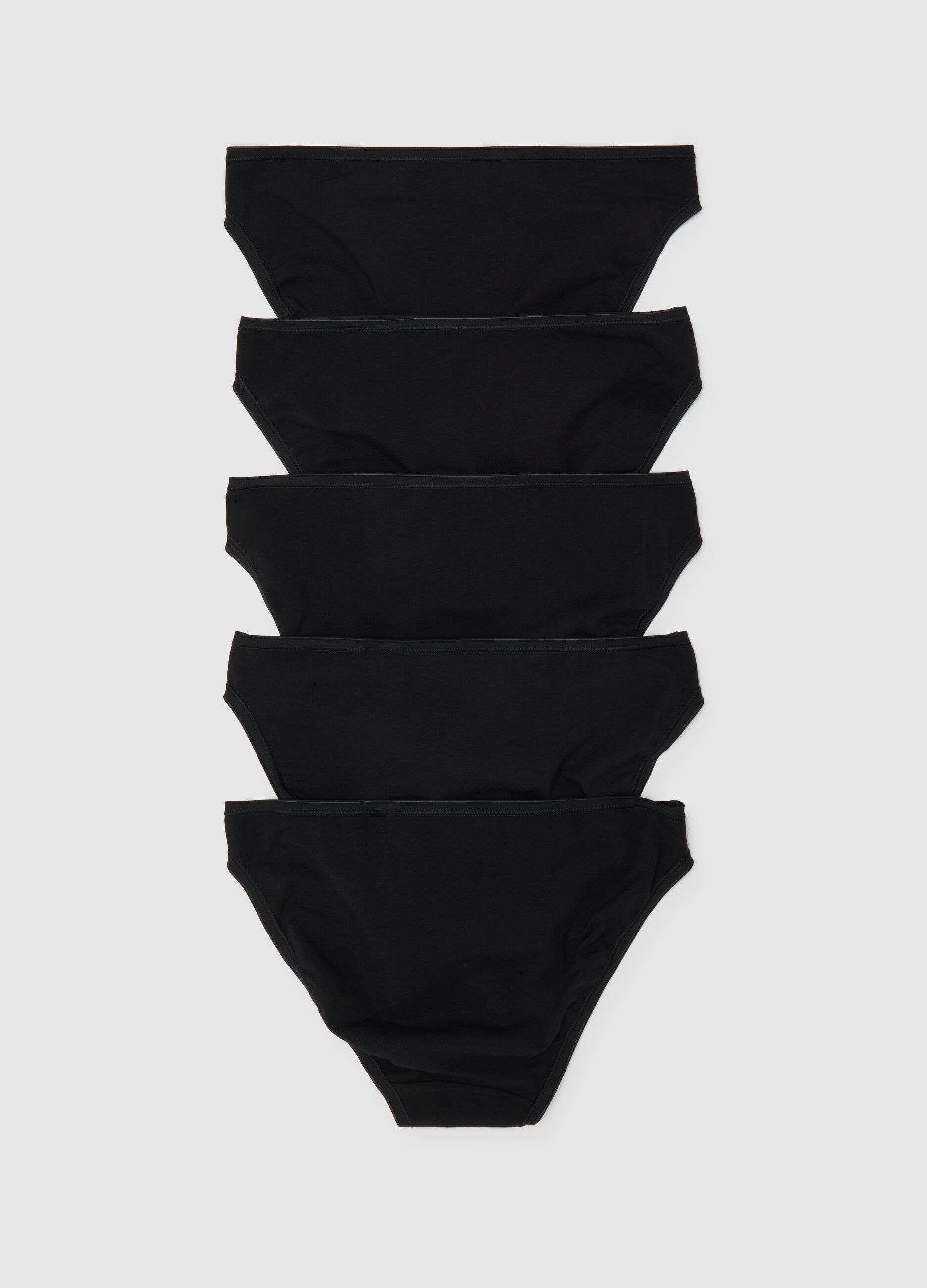 Five-pair pack of stretch briefs