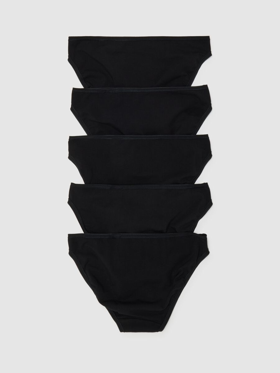 Five-pair pack of stretch briefs_3